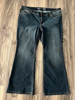 Torrid Dark Blue Luxe Slim Boot Super Stretch Jeans